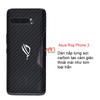 Dán nắp lưng vân carbon Asus Rog Phone 3