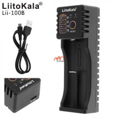 Bộ sạc pin 18650 / 16340 / 18490 / 17670 LiitoKala Lii-100B