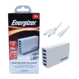 Củ sạc 5 cổng Energizer 8A 40W - USA5DEUHWH5