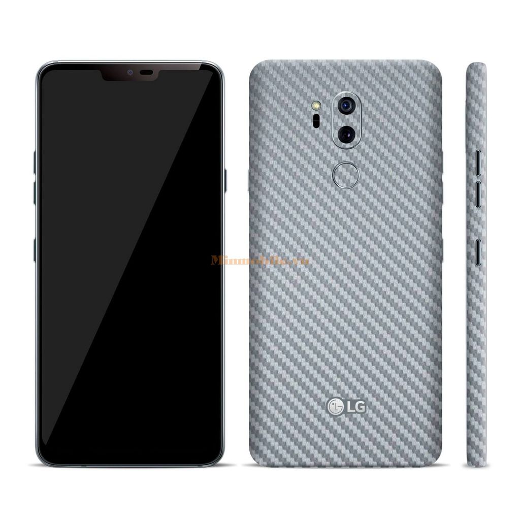 Dán lưng LG G7 vân carbon nhám