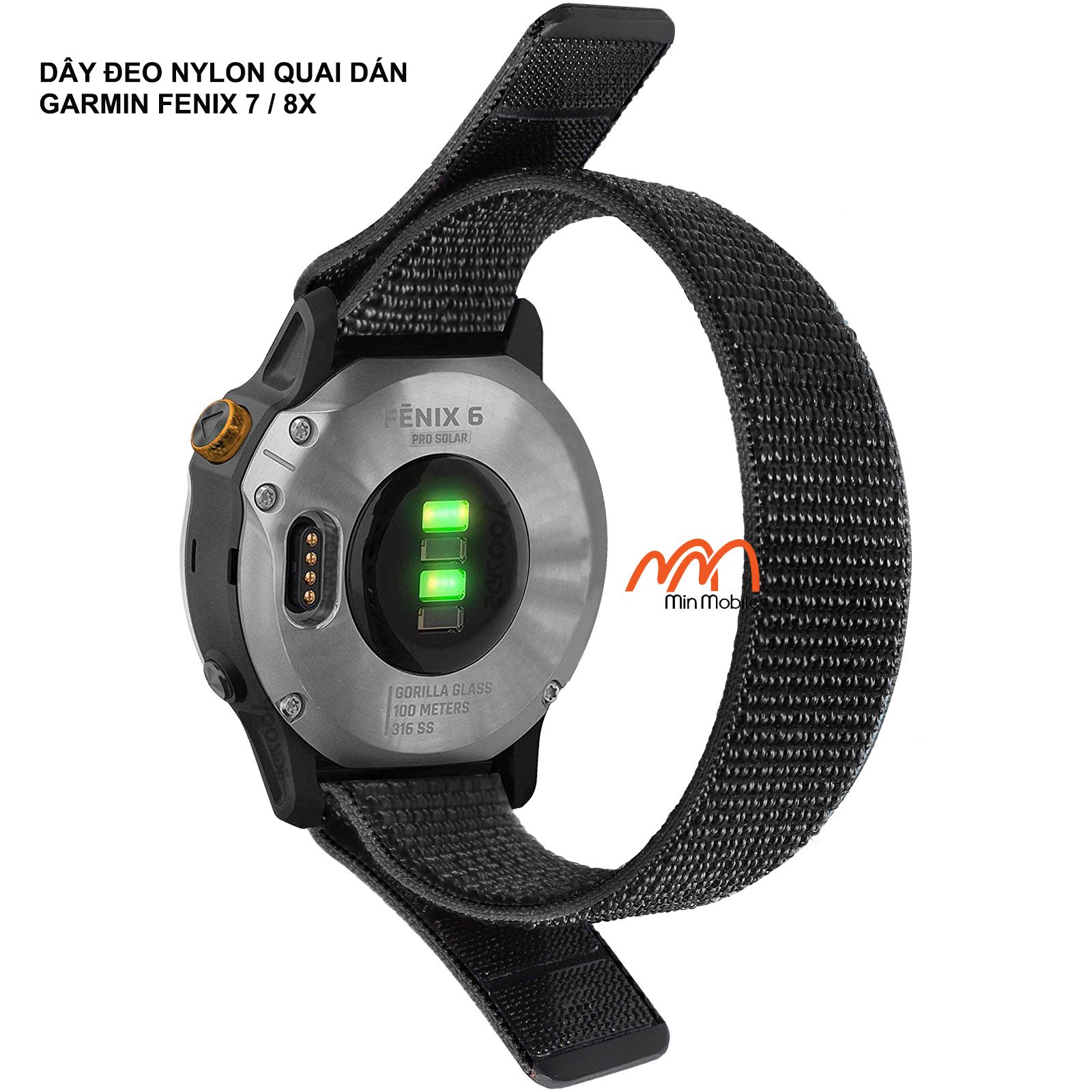 Dây_Đeo_Nylon_Quai_Dán_Garmin_Fenix_7 / 8x