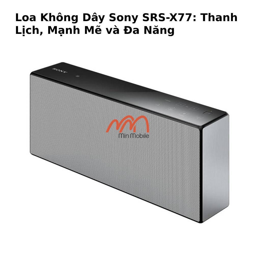 Loa Không Dây Sony SRS-X77