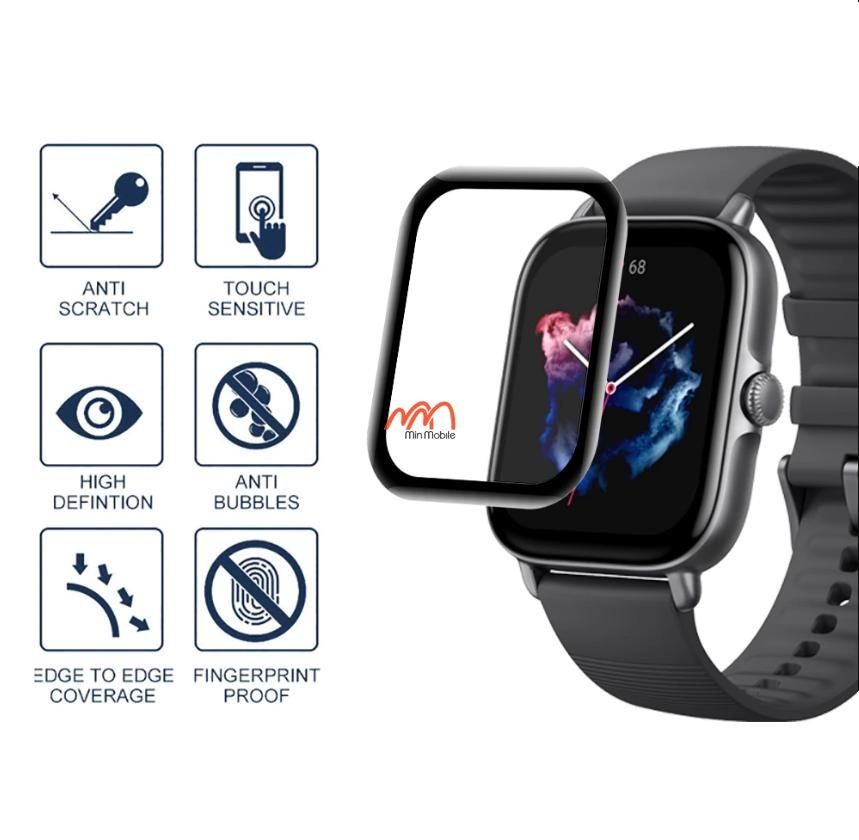 Kính Cường Lực Dẻo 3D Amazfit GTS 3