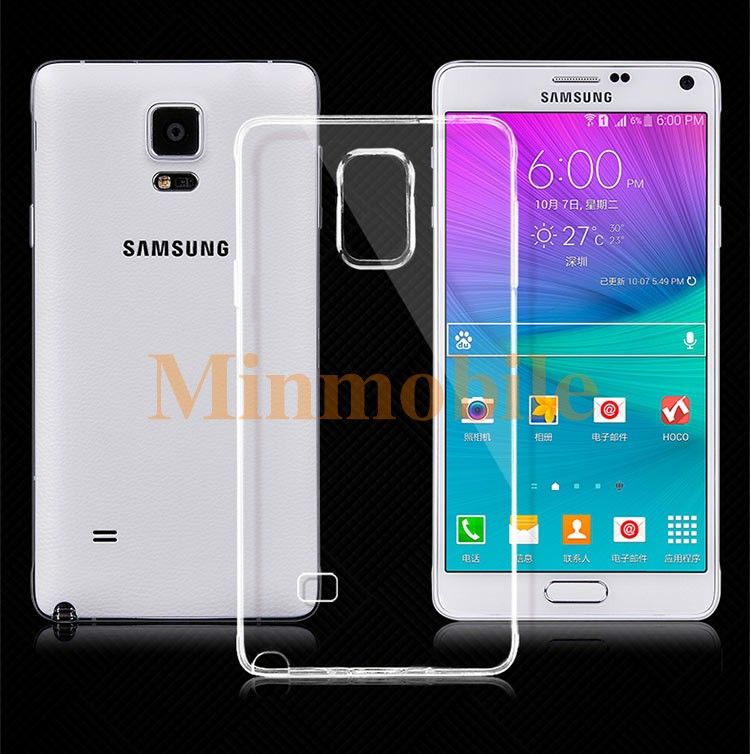 Ốp lưng Samsung Note 4 trong suốt chống ố vàng