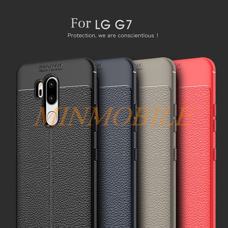 Ốp lưng LG G7 giả da da hiệu G-case