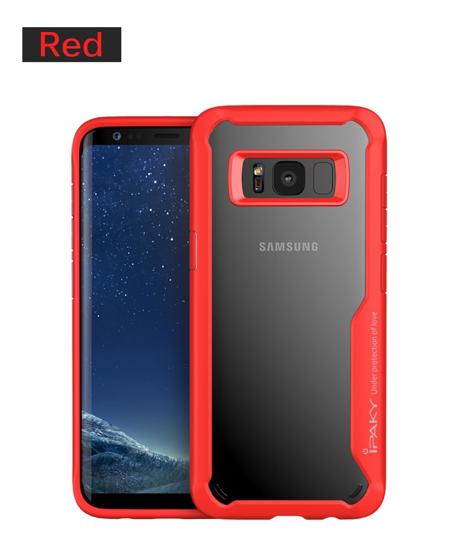 Ốp lưng Samsung S8, S8 Plus ipaky chống sốc viền màu