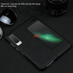 Ốp lưng da cao cấp Samsung Galaxy Fold hiệu Rock