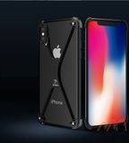 Ốp lưng viền kim loại chữ X cho iPhone X XS