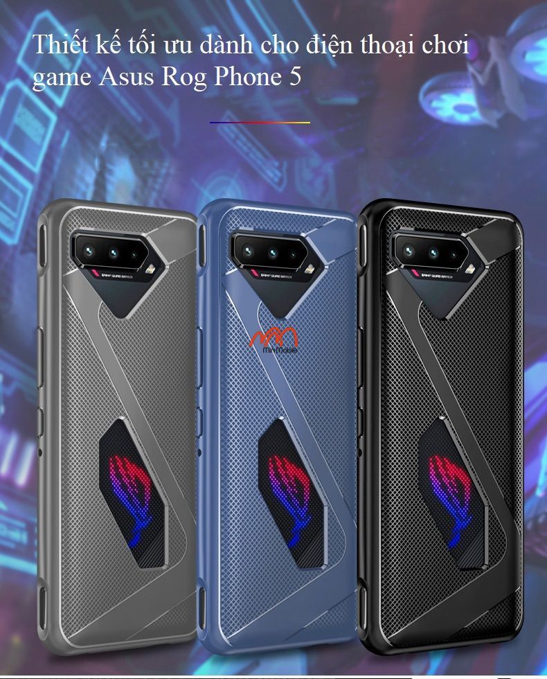 Ốp Lưng Cao Su Mềm Asus Rog Phone 5 tại tphcm