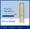 Cell pin lithium Polymer 8533142 3.7V 5000mAh