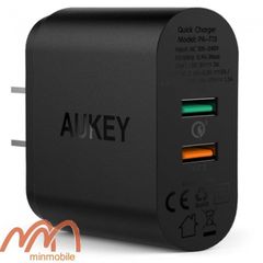 Sạc 2 Cổng Aukey PA-T13 Chính Hãng