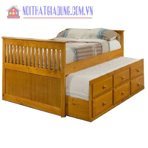 Giường Tầng 092(1M2)-Màu Vàng OAK