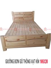 Giường Đơn Vạt kín 1M6X2M