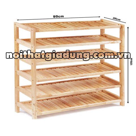 Kệ Dép 6 tầng rộng 80cm