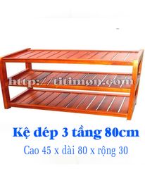 Kệ Dép 3 tầng rộng 80cm