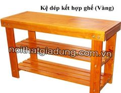 Kệ dép kết hợp ghế - Tự Nhiên