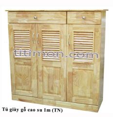 Tủ giày lá sách rộng 100cm cánh dán