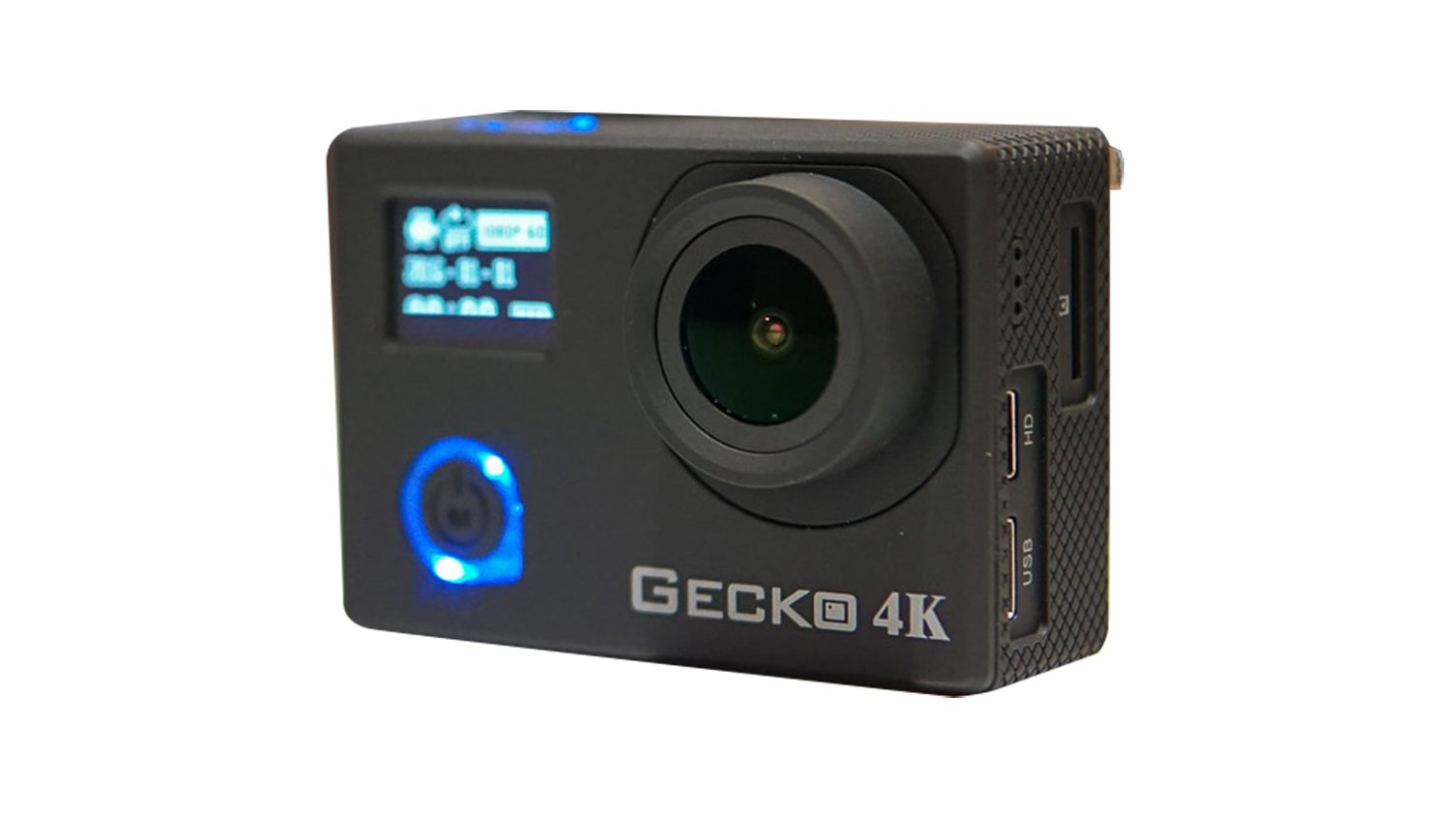 Camera Thể Thao Hành Trình Đi Phượt 4K Gecko S1- Kèm Hộp Chống Sốc Size Lớn