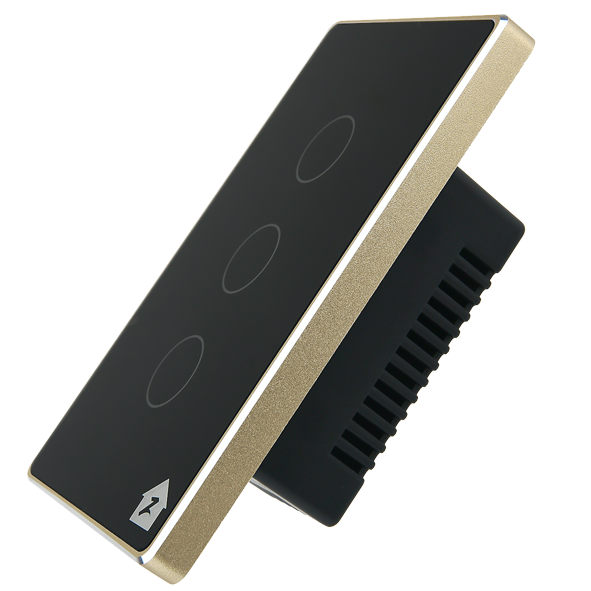 Công Tắc Cảm Ứng Thông Minh Có Phản Hồi SmartZ SW100v2 viền Vàng/Bạc 1 Nút/2 Nút/3 Nút