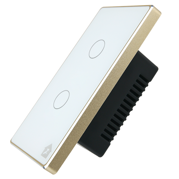 Công Tắc Cảm Ứng Thông Minh Có Phản Hồi SmartZ SW100v2 viền Vàng/Bạc 1 Nút/2 Nút/3 Nút