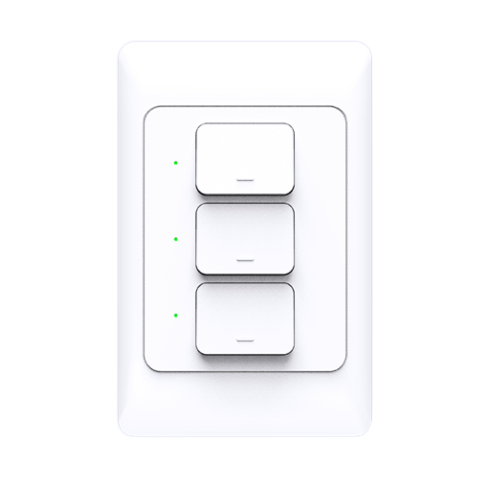 WZ5- Công Tắc Thông Minh Chữ Nhật Zigbee SmartZ 1/2/3 Nút Cơ