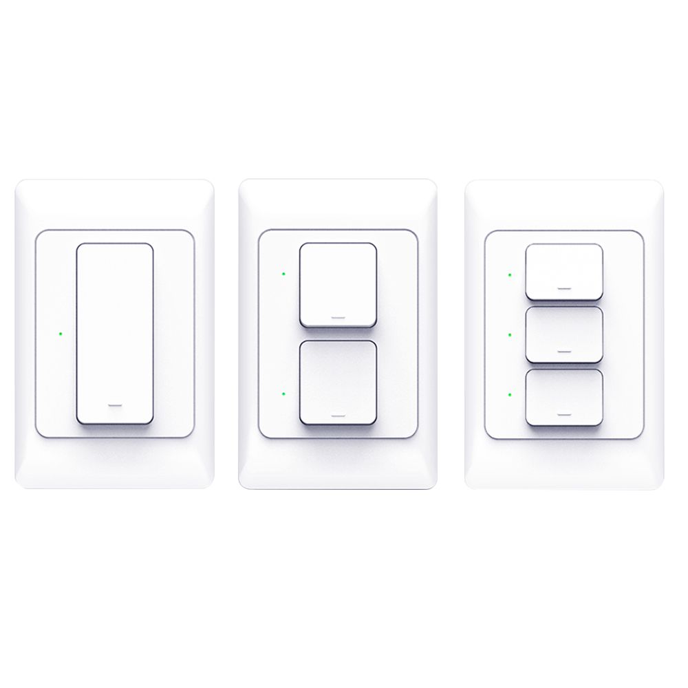 WZ5- Công Tắc Thông Minh Chữ Nhật Zigbee SmartZ 1/2/3 Nút Cơ