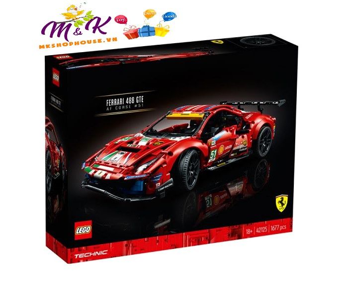 Đồ chơi LEGO Technic Siêu Xe Ferrari 488 GTE 42125