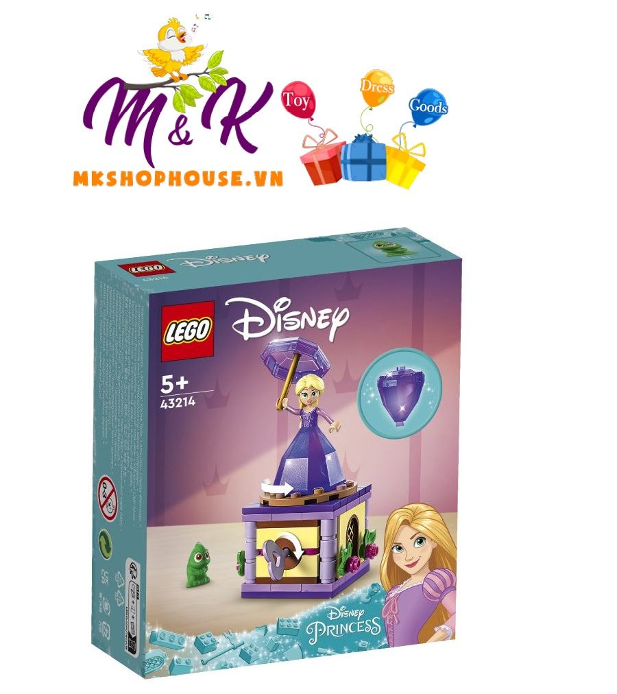 LEGO DISNEY PRINCESS 43214 Hộp Xoay Công Chúa Rapunzel