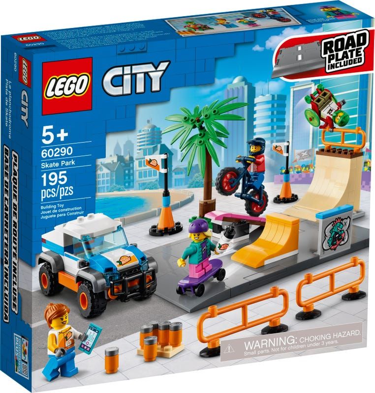 Khu Vui Chơi Trượt Ván - LEGO CITY 60290