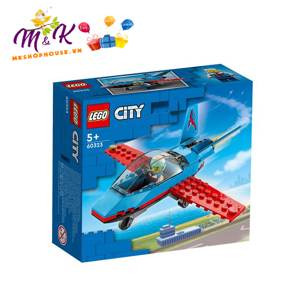 Đồ Chơi LEGO CITY Máy Bay Biểu Diễn 60323