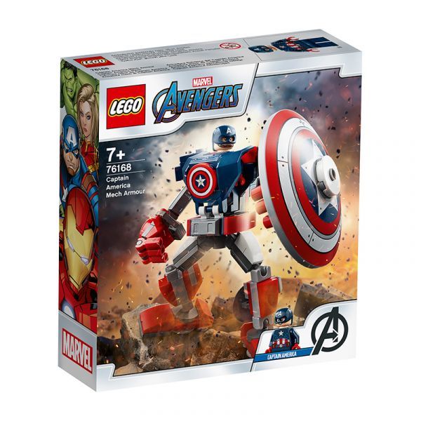 LEGO - Chiến giáp Captain America - LEGO SUPERHEROES 76168