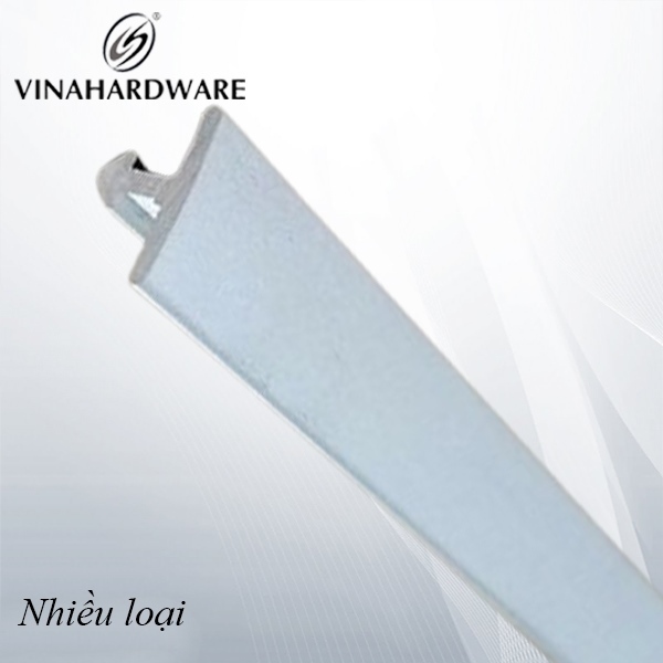 Nẹp nhôm chữ T 6mm, dài 3m, màu trắng sữa Vina NN08