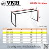 Khung bàn sắt tháo ráp rời hộp Vinahardware loại 30x30, sơn đen mờ - VNH70011003