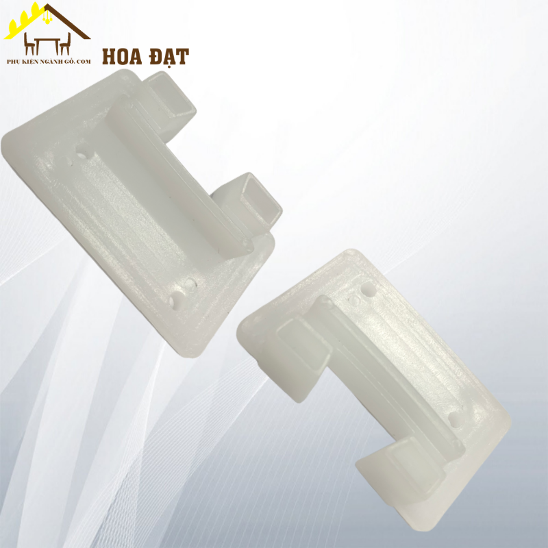 Pát (Bas) nhựa hai lỗ 62x40x3 - trắng VNH2208305 (cái)