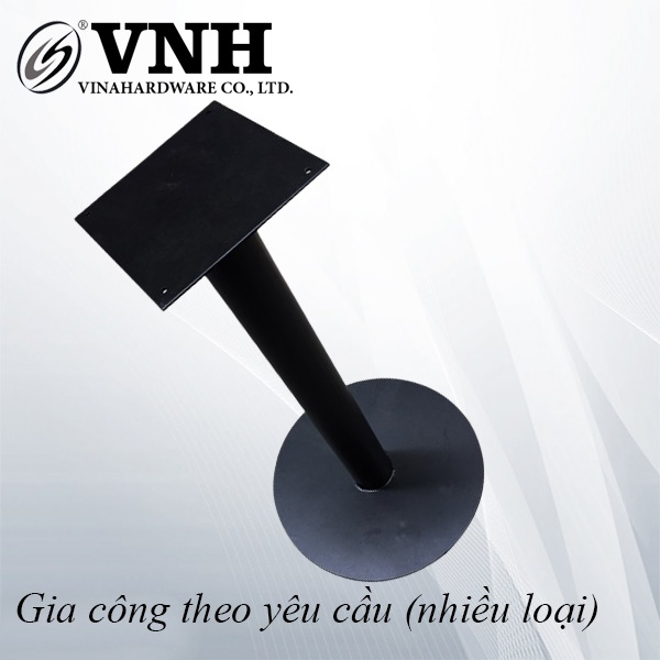 Khung chân bàn cafe tròn mỏng cao 680mm-VNH286094