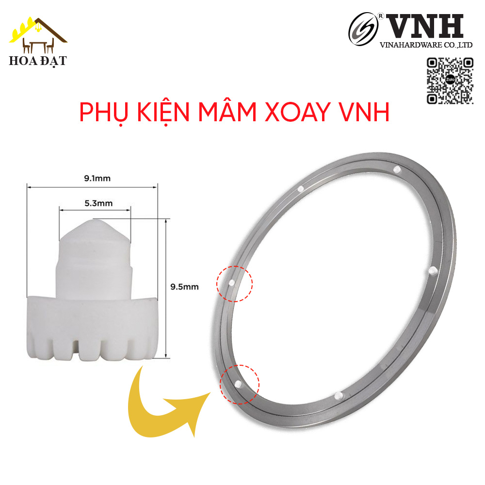 Nút phụ kiện gắn mâm xoay, dùng cho loại mâm 300-400 VNH304021-VNH304021