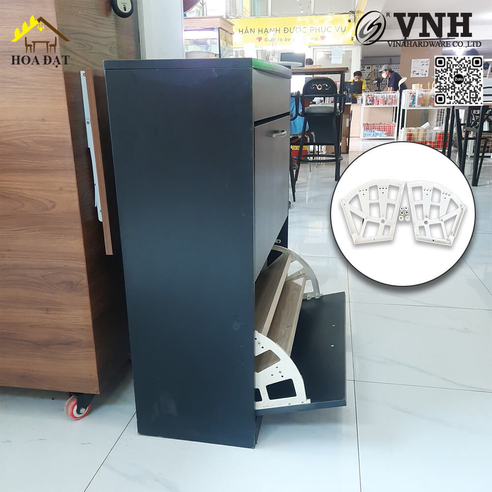 Bản lề tủ giày (kệ giày) thông minh 3 tầng sắt sơn tĩnh điện VNH286100