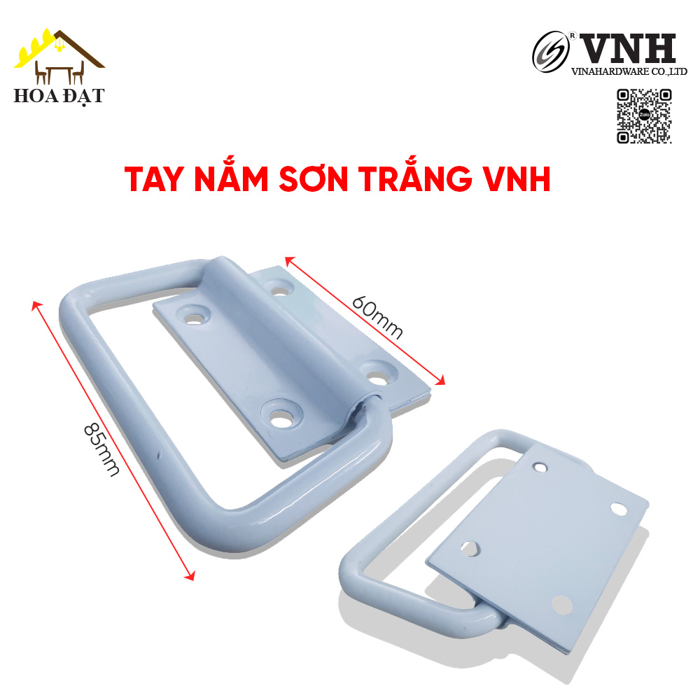 Tay nắm sơn trắng 40x80x7 HD4080ZH-HD4080ZH