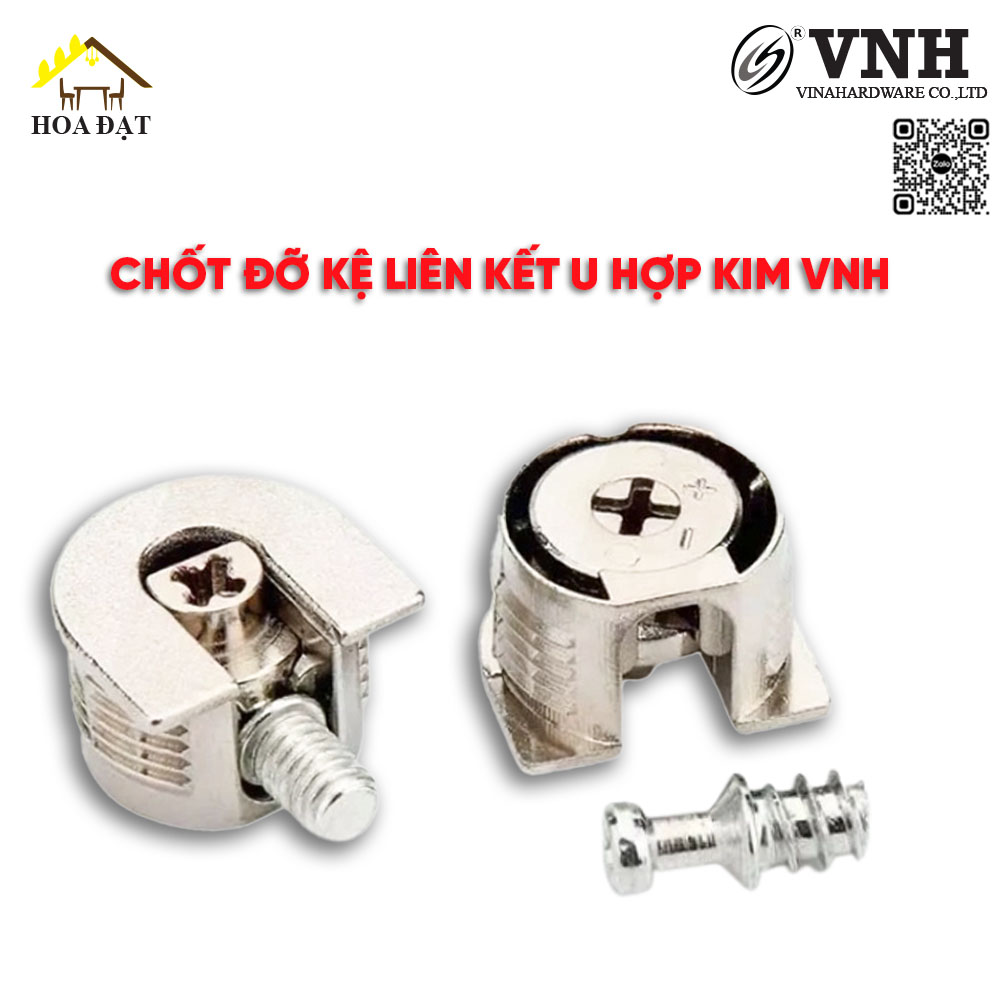 Chốt đỡ kệ liên kết U hợp kim, dày 13,5mm VNH CC099AT-CC0099AT