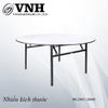 Bàn xếp gọn quán ăn xuất khẩu Vinahardware khung trắng cao 750mm - VNH286090MDF