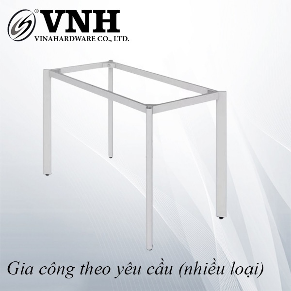 Khung bàn tháo ráp oval, chân bàn oval sơn đen/ sơn trắng tĩnh điện