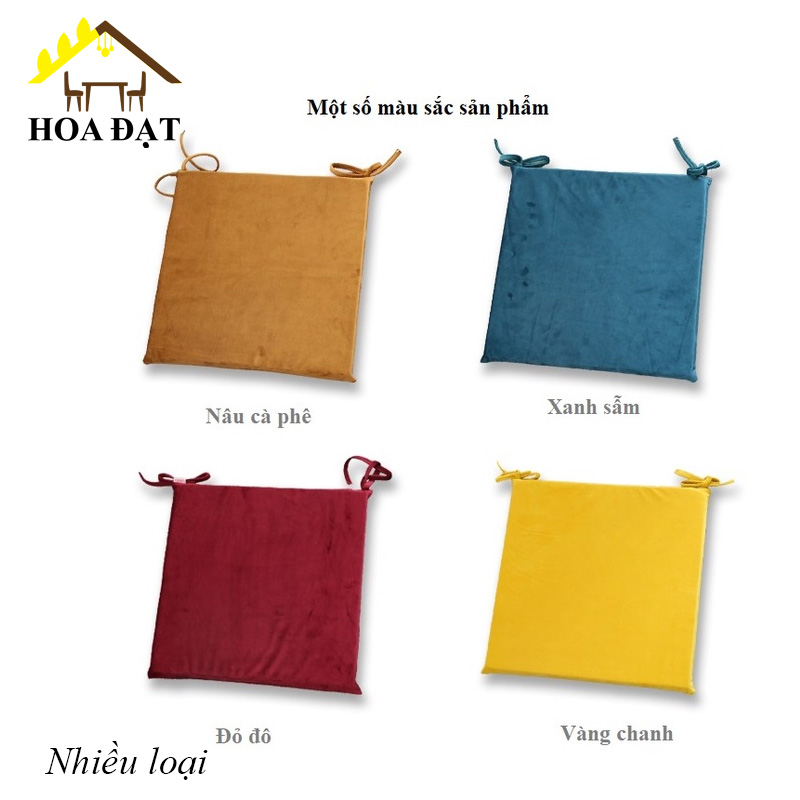 Mặt nệm vải, ghế dây buộc, màu đen - VNH1235B