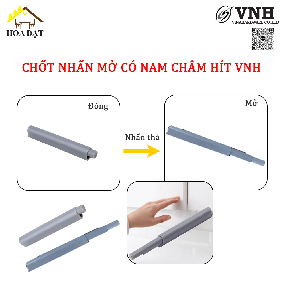 Chốt nhấn mở PO891D1 có nam châm hít VNH-PO891D1