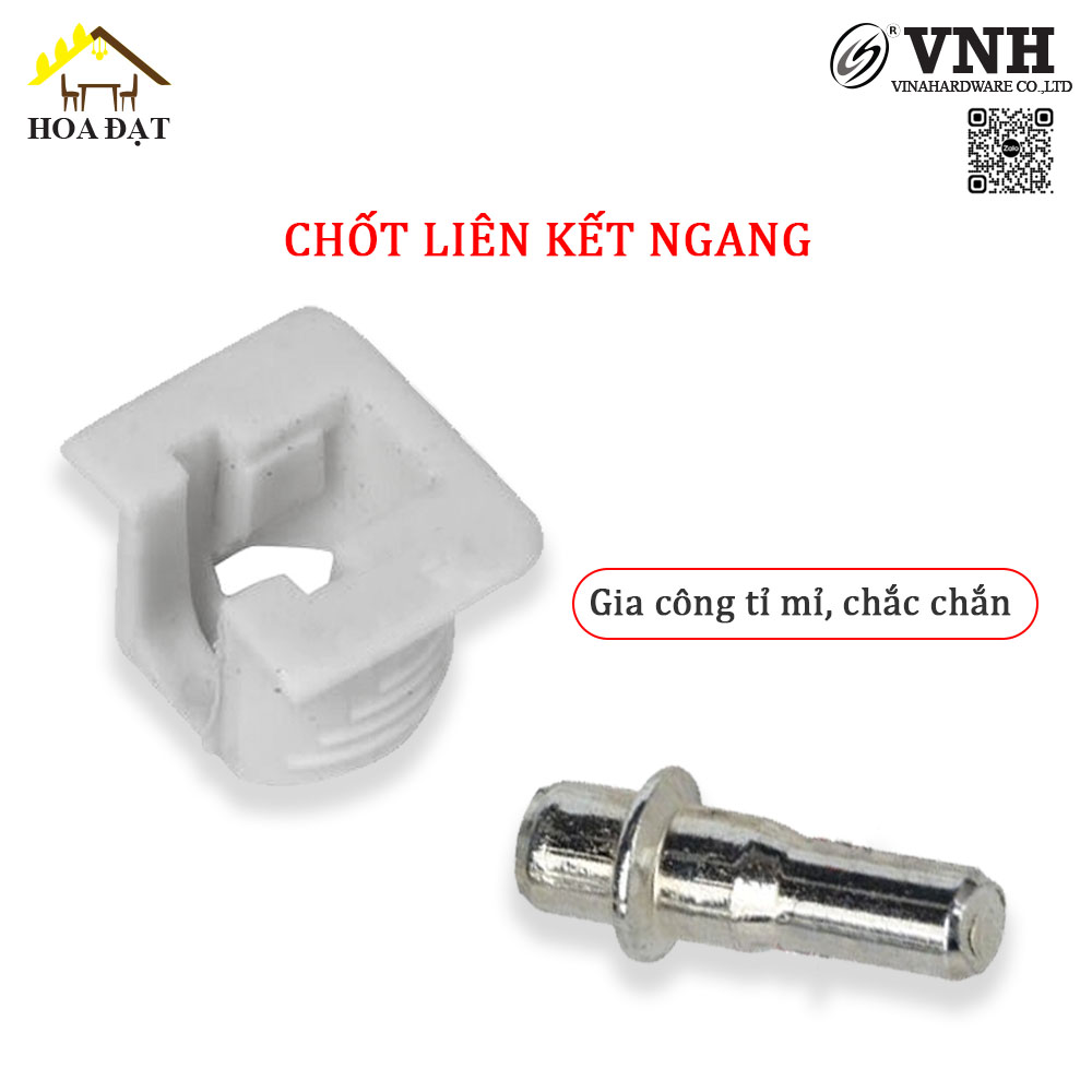 Chốt liên kết ngang màu xám 17.5x21mm - CC17521UN