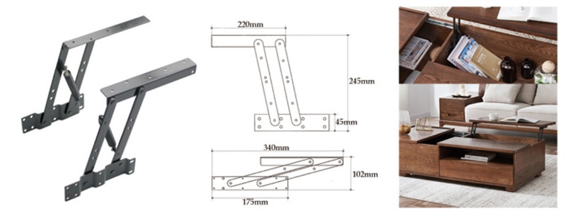 Phụ kiện tay nâng mặt bàn 245mm VNH TL9396