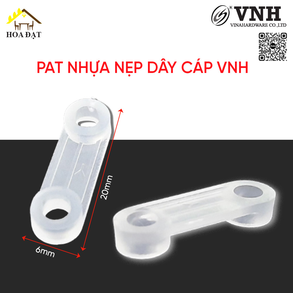 Pat ( Bas) trắng kẹp nhựa dây cáp - NCN29- HDFA495