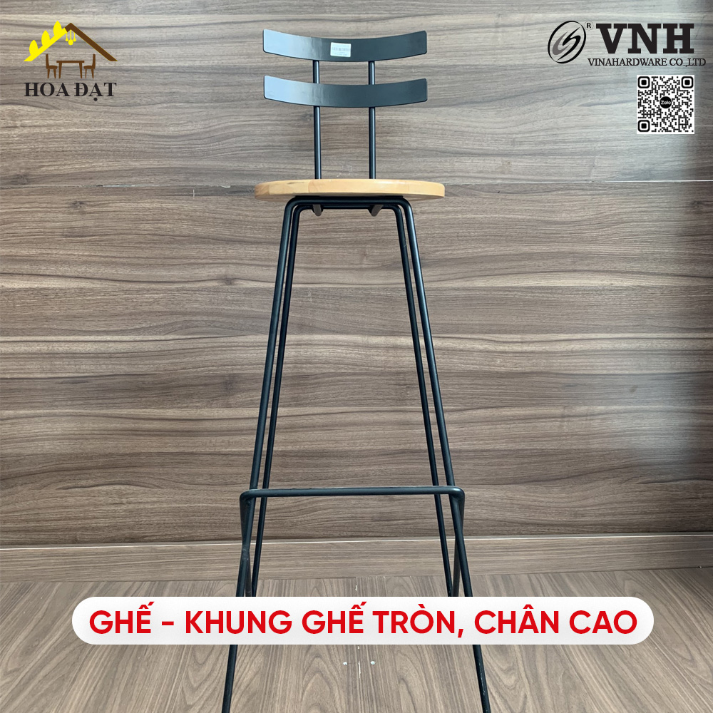 Khung ghế tròn, chân cao, kích thước 850mm, VNH00850-VNH00850