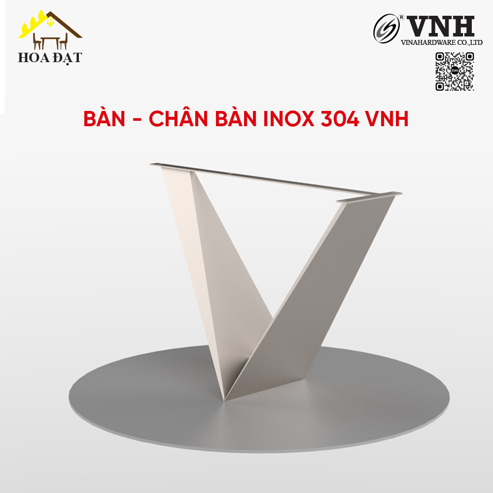 Chân bàn inox (304) dày 1.0 ly (1080x310x730) - VNH1080I304