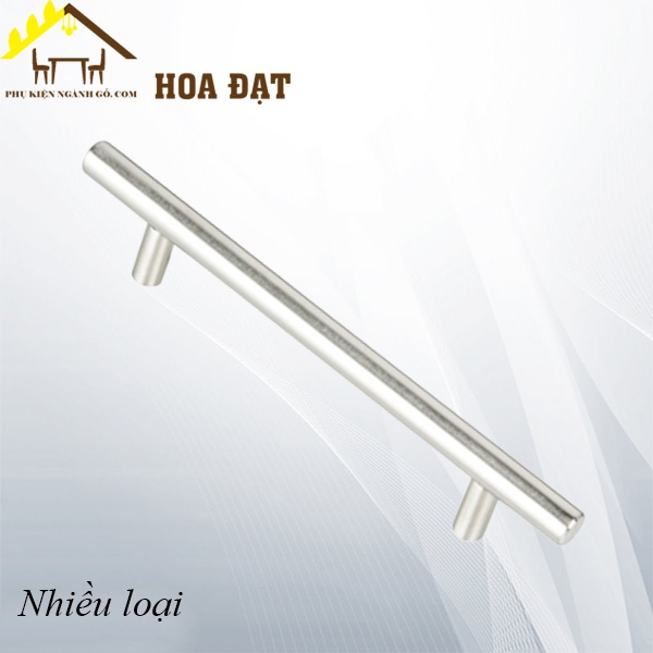 Tay nắm tủ đũa ivan phi 12, dài 192mm, inox 304 HD304D192-HD304D192