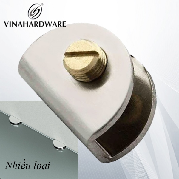 Pát kẹp giữ kính inox